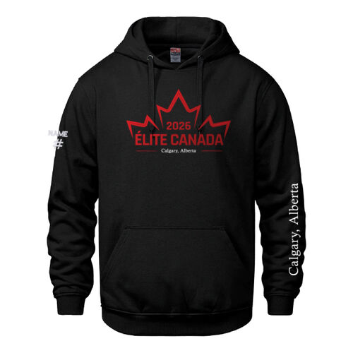 Vault Unisex Calgary 2026 Crest & Sleeve Printed Hoodie Thumbnail