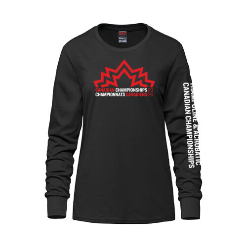 Breeze Women's Trampoline & Acrobatic Canadian Championships 2026 Crest Printed Long Sleeve Thumbnail