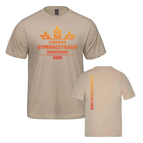 Parkour Men's Gymnaestrada 2026 Crest & Back Printed T-Shirt Thumbnail
