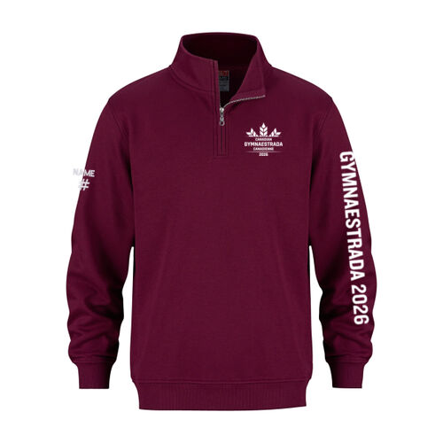 Flux Unisex Gymnaestrada 2026 Emblem & Sleeve Printed Quarter Zip Thumbnail